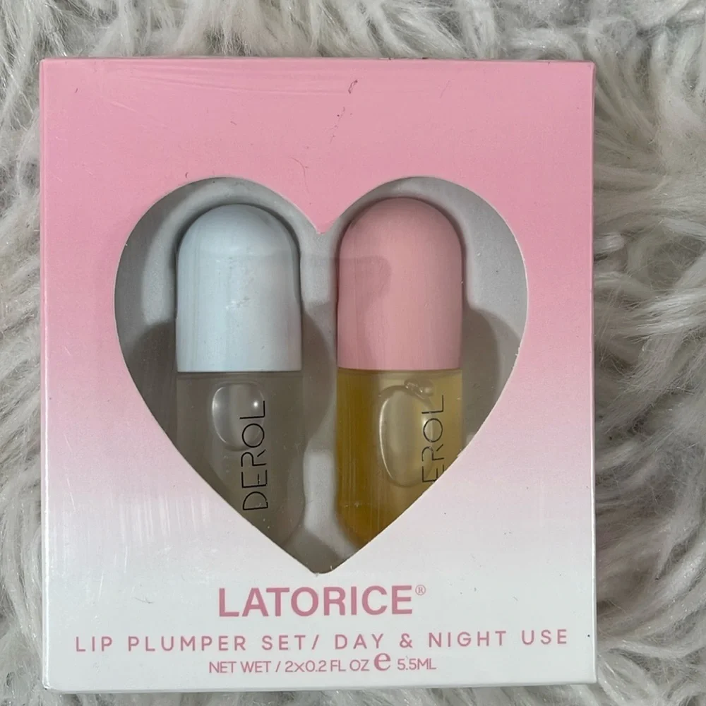LATORICE DEROL Lip Plumper Set Day & Night Use NEW